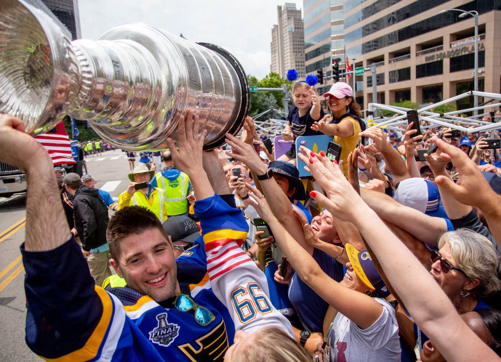St. Louis Blues, fans celebrate Stanley Cup victory